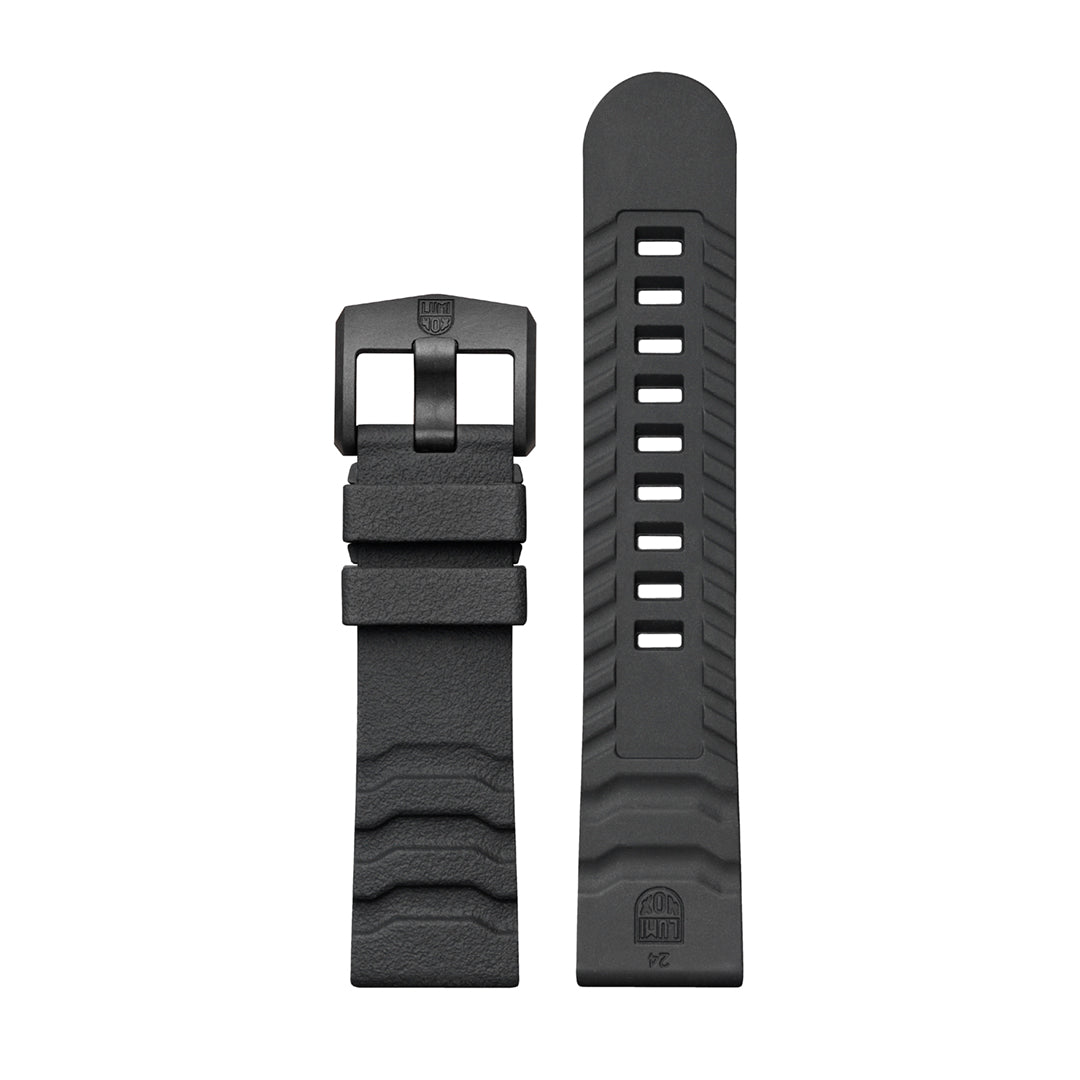 24mm Black Rubber Strap | Luminox Navy 3600 / 3800 Series