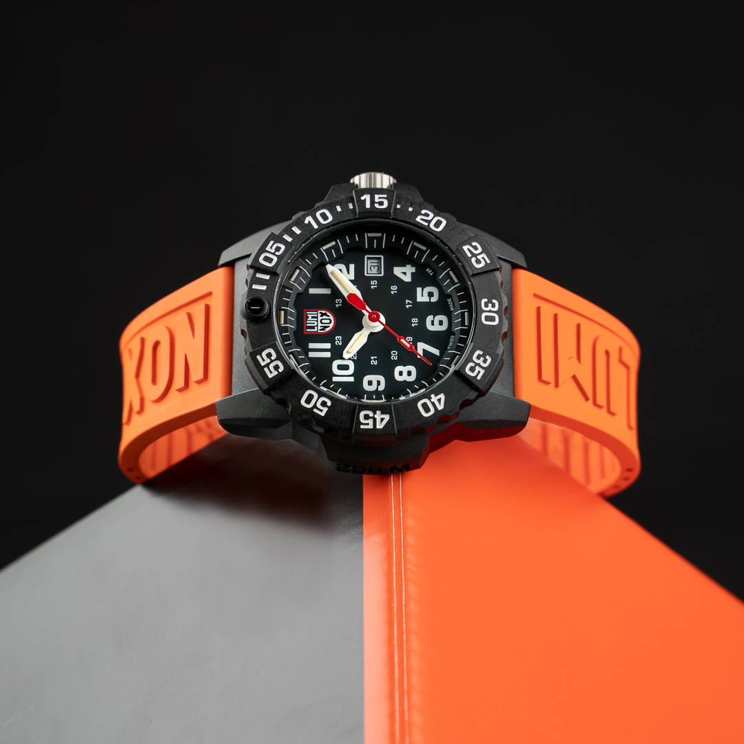24mm Luminox Cut-to-Fit Orange Strap