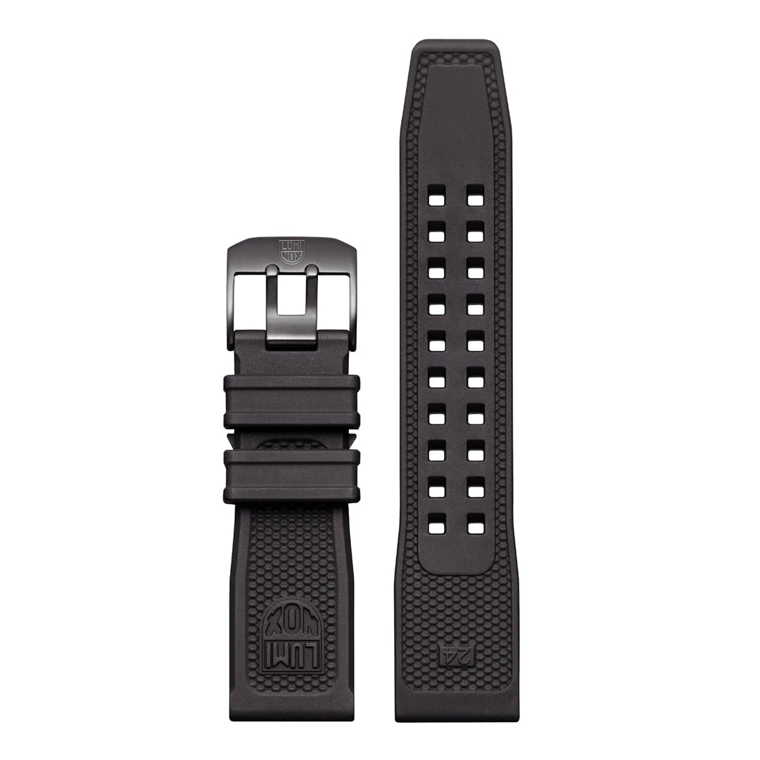 24mm Black Rubber Strap | Luminox Navy 3500 Series