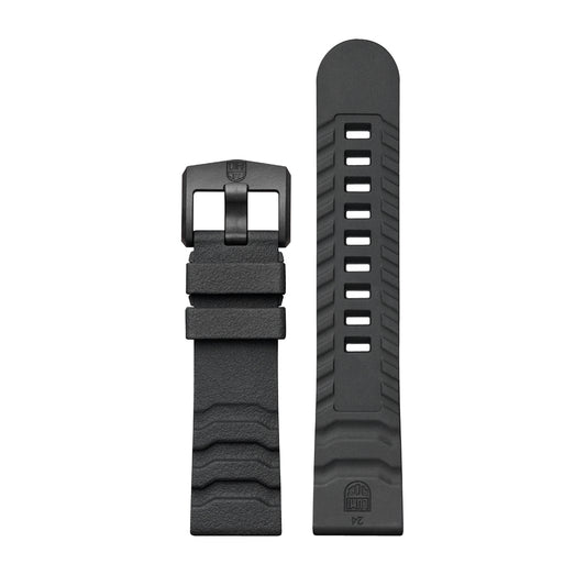 24mm Black Rubber Strap | Luminox Navy 3600 / 3800 Series