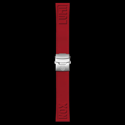Red - 24mm Cut-To-Fit Luminox Branded Strap