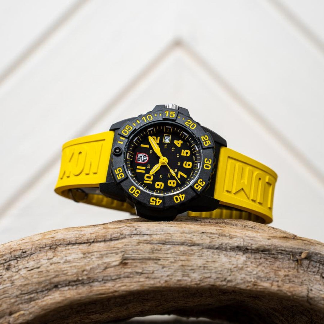 24mm Luminox Cut-to-Fit Yellow Strap